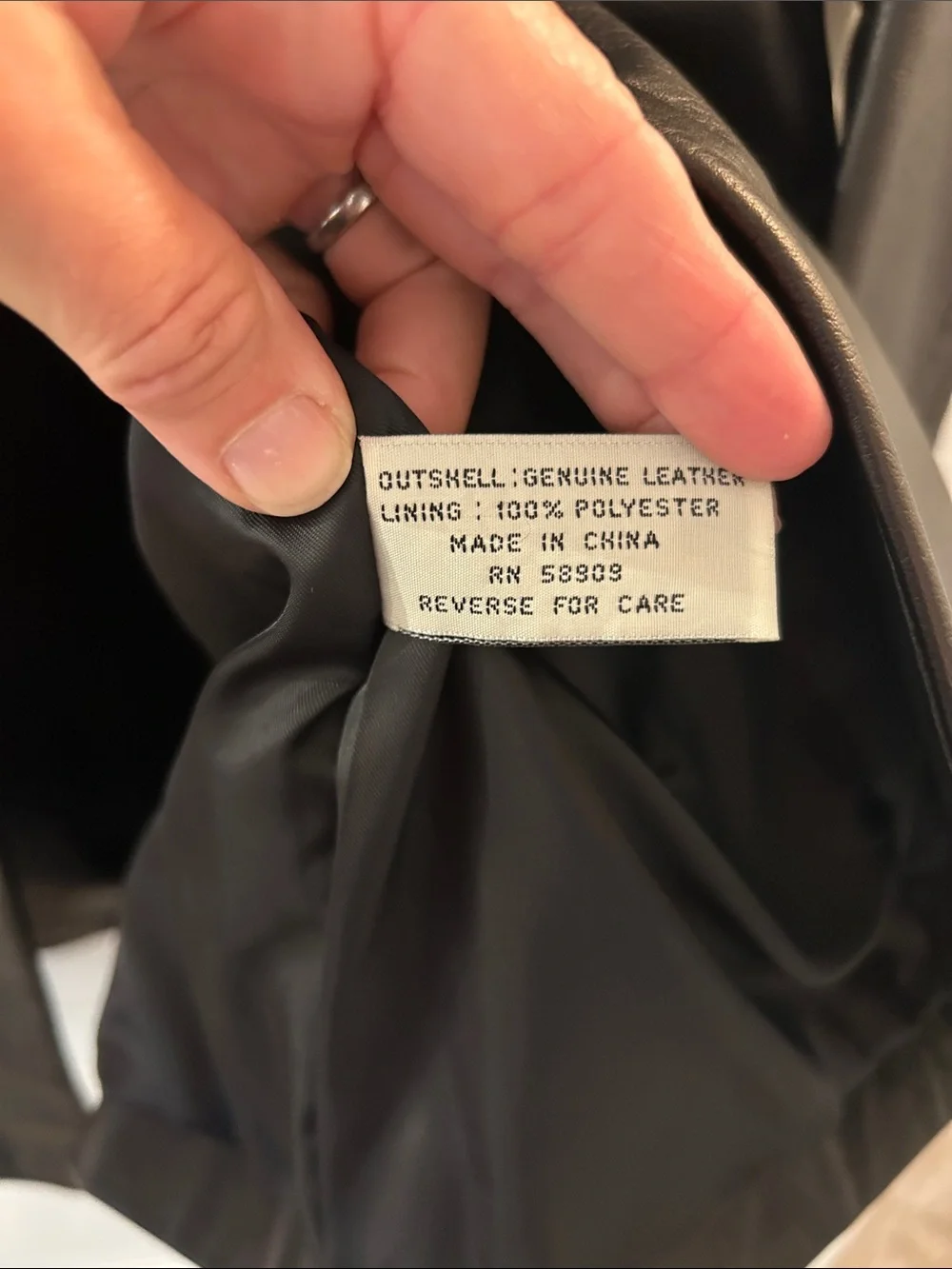 Preston & York Black Leather Blazer Jacket